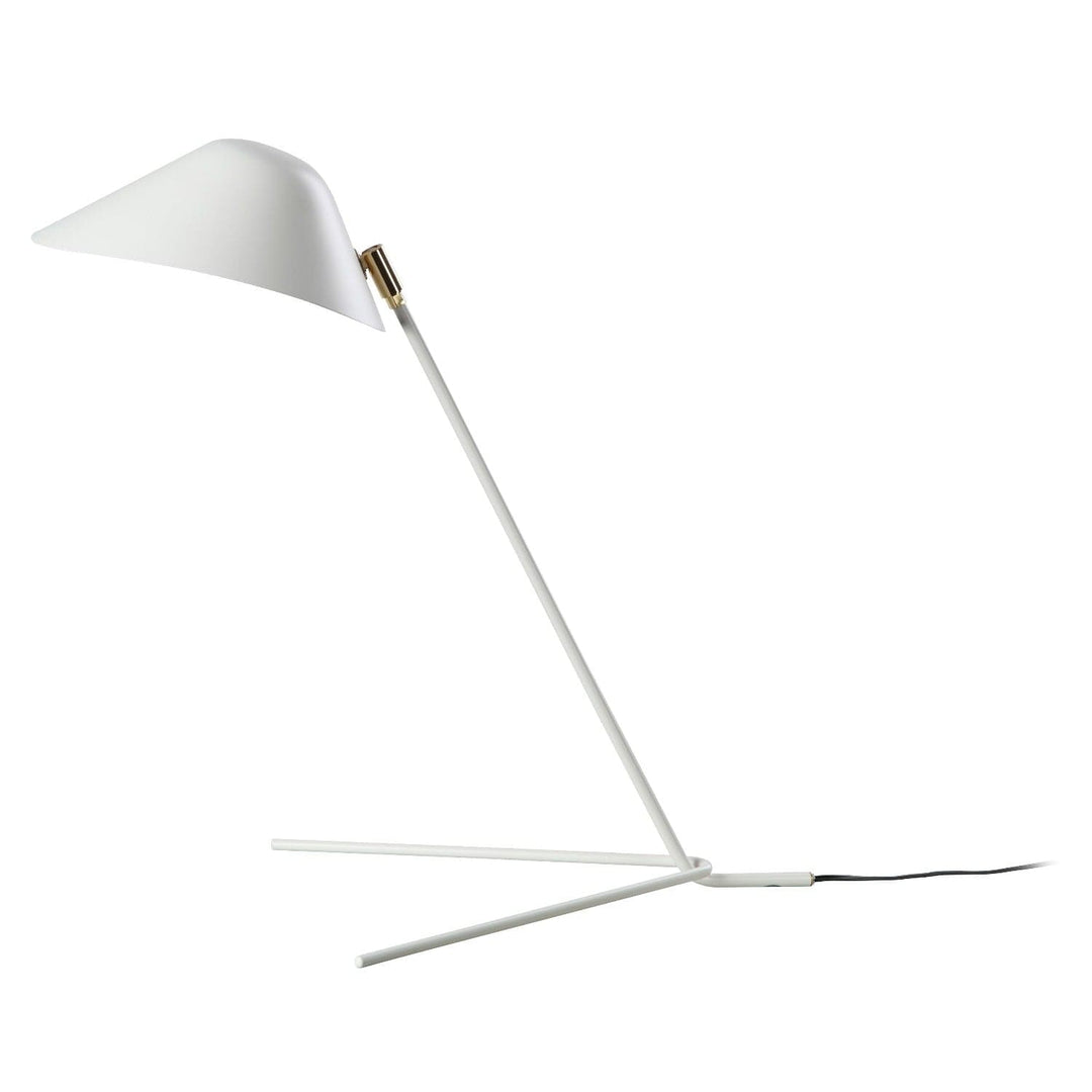 Serge Mouille Table Lamp-France & Son-LBT094WHT-Table LampsWhite-2-France and Son