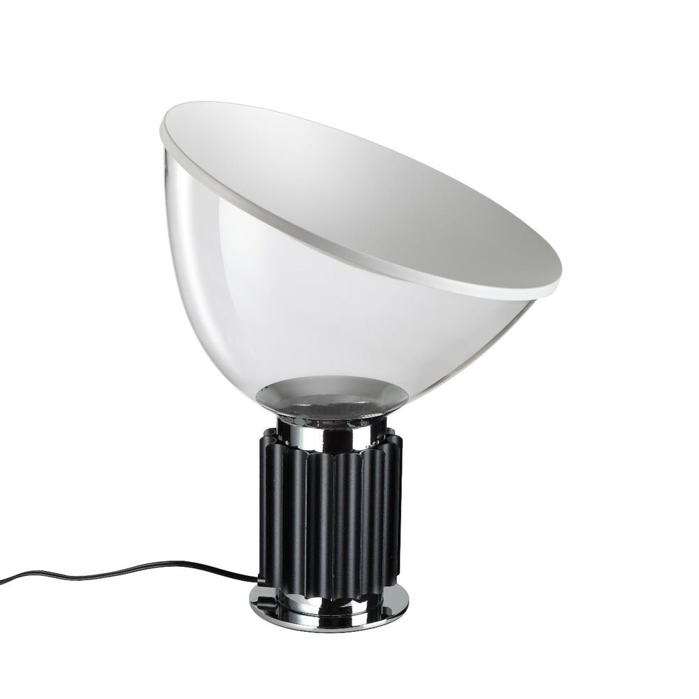 Mid Century Taccia Table Lamp-France & Son-LBT2007BLK-Table Lamps-1-France and Son