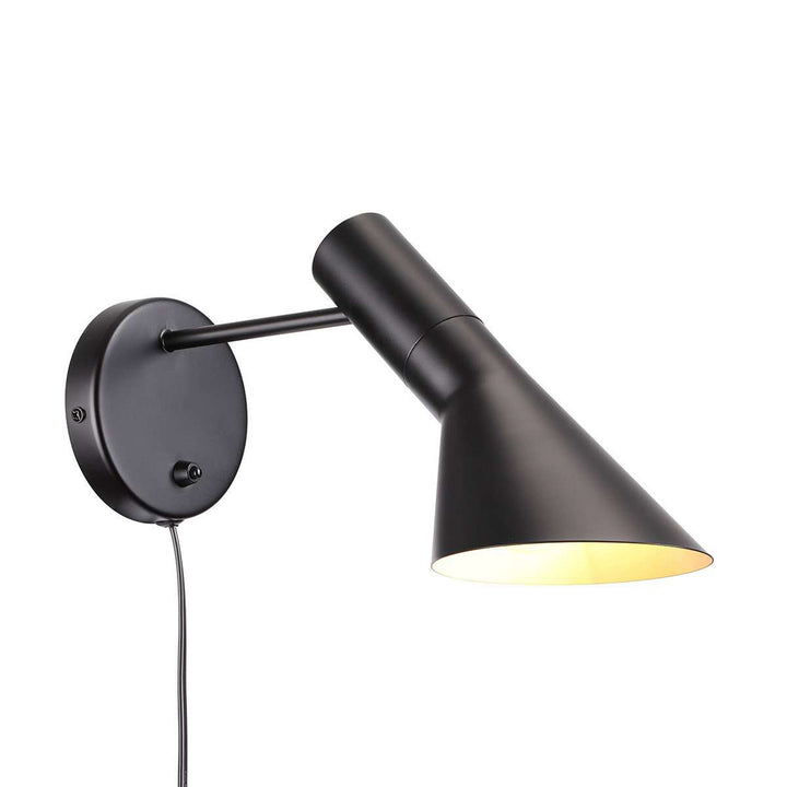 AJ Wall Sconce - Black-France & Son-LBW002BLACK-Wall Lighting-2-France and Son