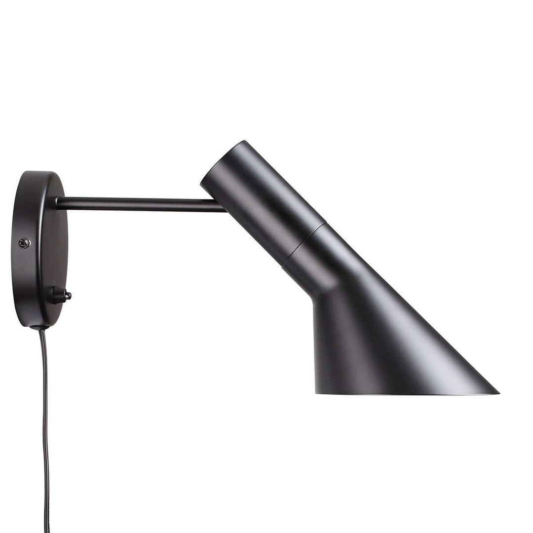 AJ Wall Sconce - Black-France & Son-LBW002BLACK-Wall Lighting-1-France and Son