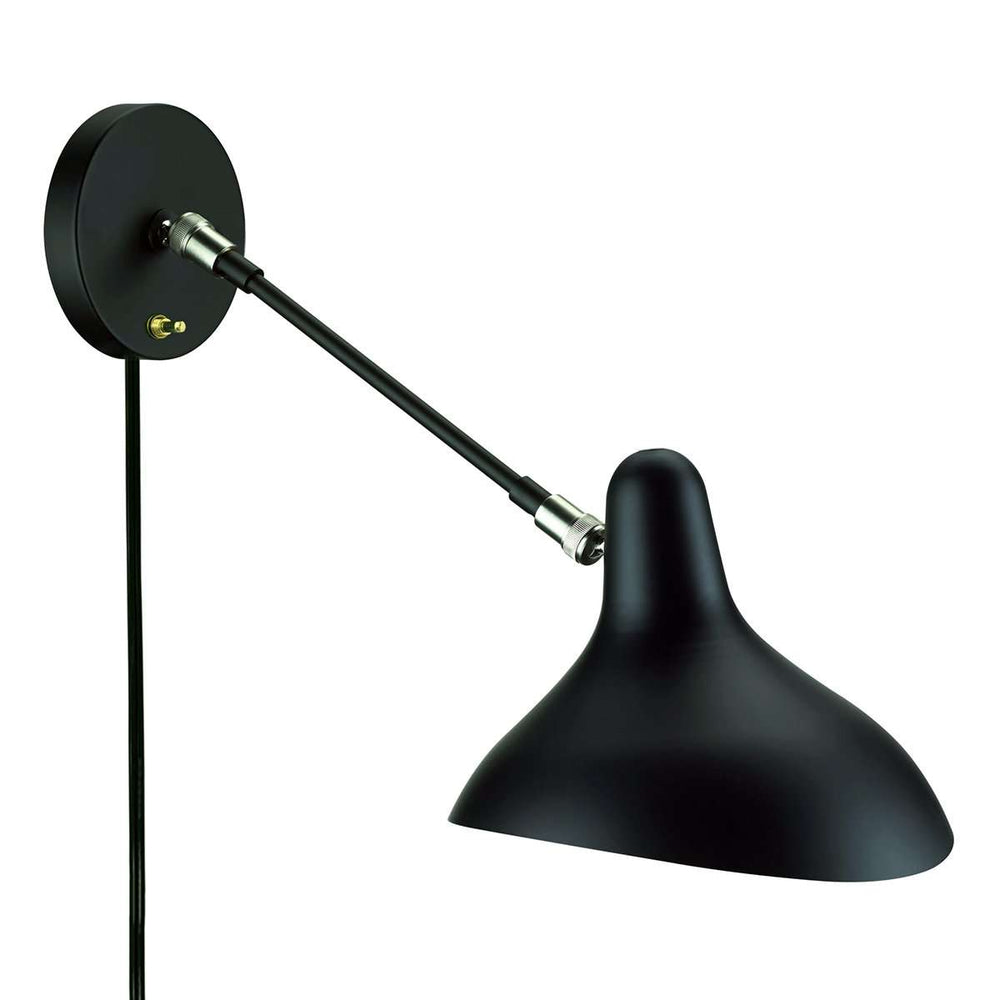 Mantis Wall Sconce-France & Son-LAW051BLKD-Wall Lighting-2-France and Son