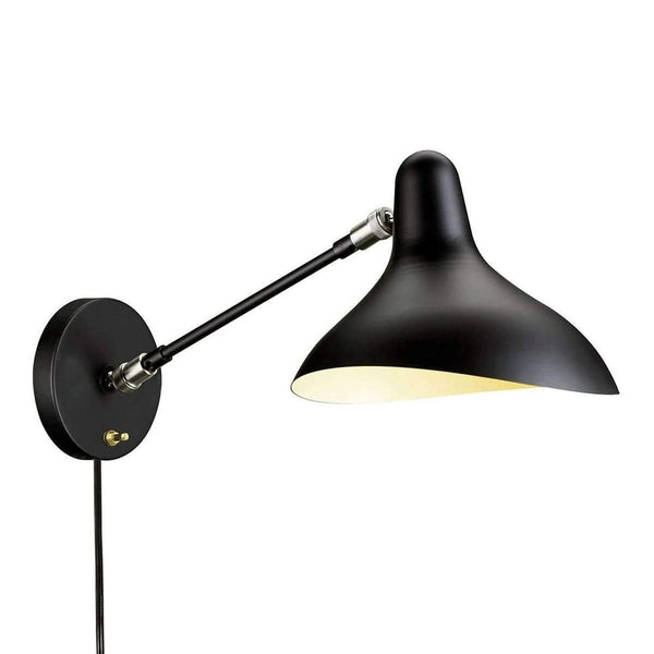 Wall Lighting Mantis Adjustable Arm Wall Lamp - Black