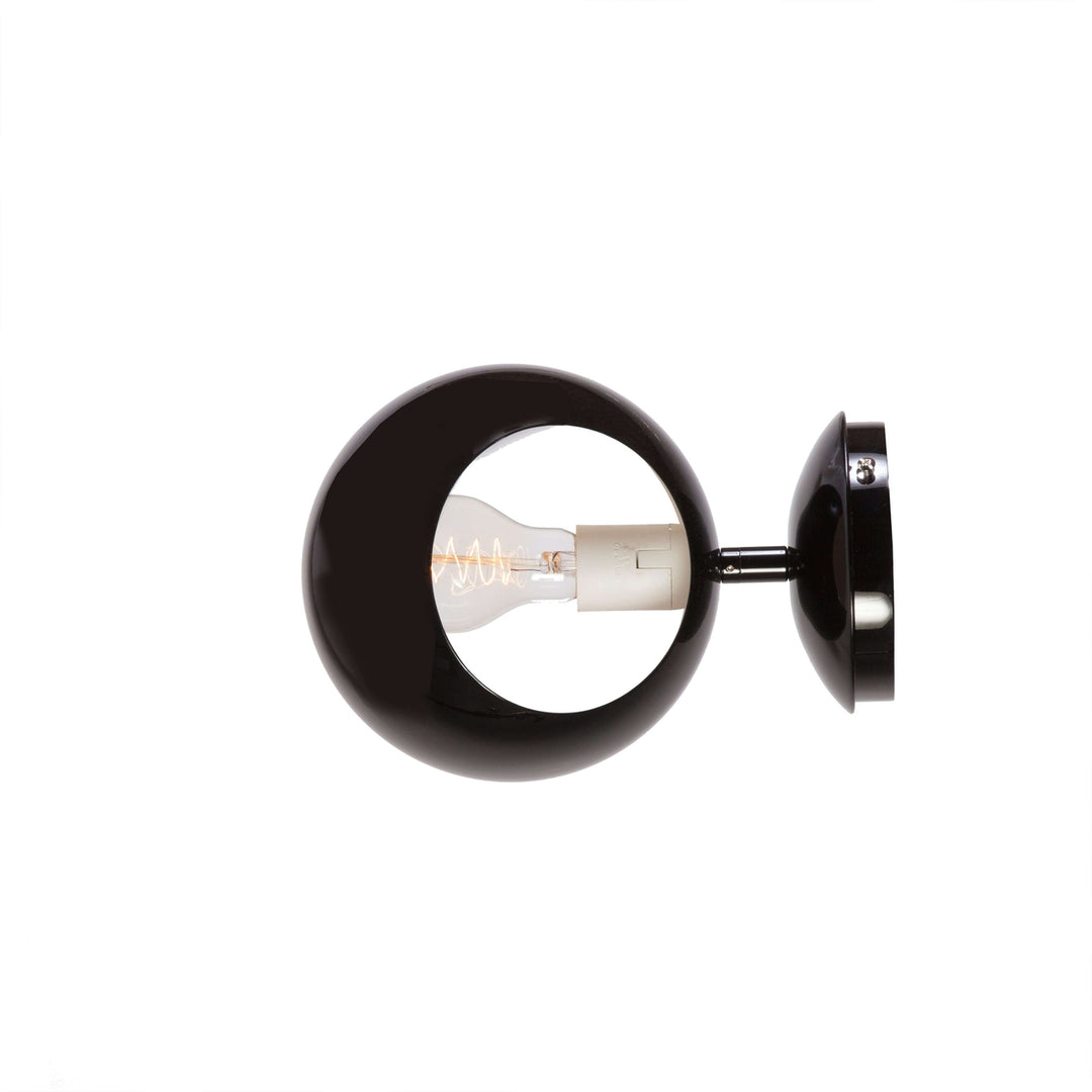 Modern Bob Wall Sconce - Large-France & Son-LBW069BLKL-Wall Lighting-3-France and Son