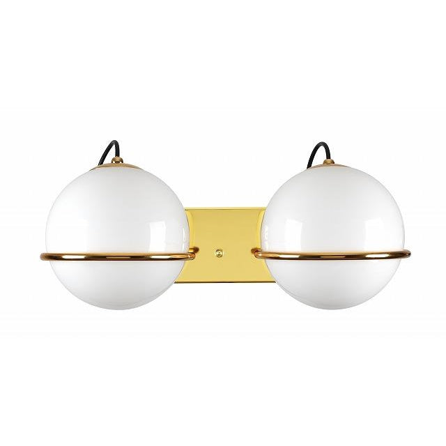 Sarfatti Double Wall Sconce-France & Son-LBW1162GOLD-Wall LightingGold-3-France and Son