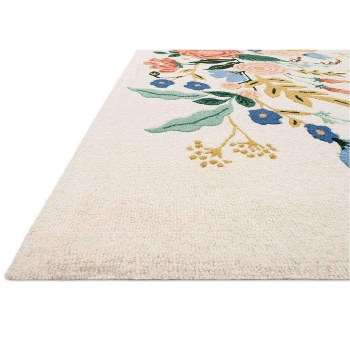 Rifle Paper Co Les Fleurs Ivory/Multi Area Rug-Rifle Paper Co x Loloi-LOLOI-LESFLES-04IVML2339-Rugs2'-0" x 3'-0"-3-France and Son