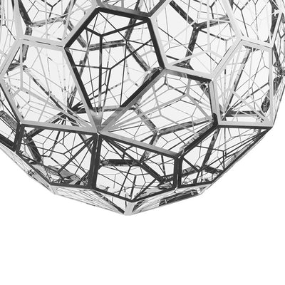 Etch Light Web Stainless Steel Pendant-France & Son-LM152PSS-Pendants-3-France and Son