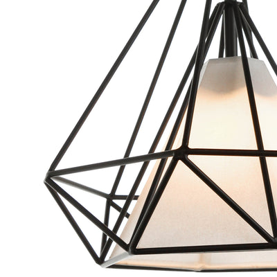 Modern Cormick Ceiling Lamp-France & Son-LM160PBLK-Pendants-5-France and Son
