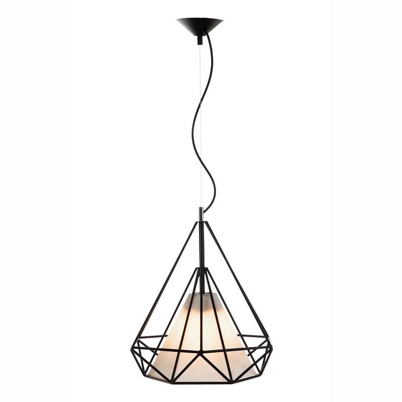 Modern Cormick Ceiling Lamp-France & Son-LM160PBLK-Pendants-2-France and Son