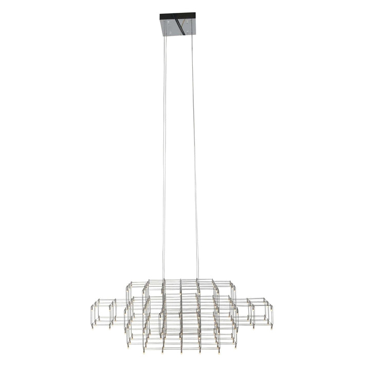 Cube Structure Chandelier-France & Son-LM1663PSILVER-Chandeliers-5-France and Son