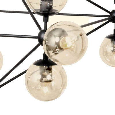 Modern Moda Max Chandelier 15 Globe-France & Son-LM230P15-Chandeliers-2-France and Son