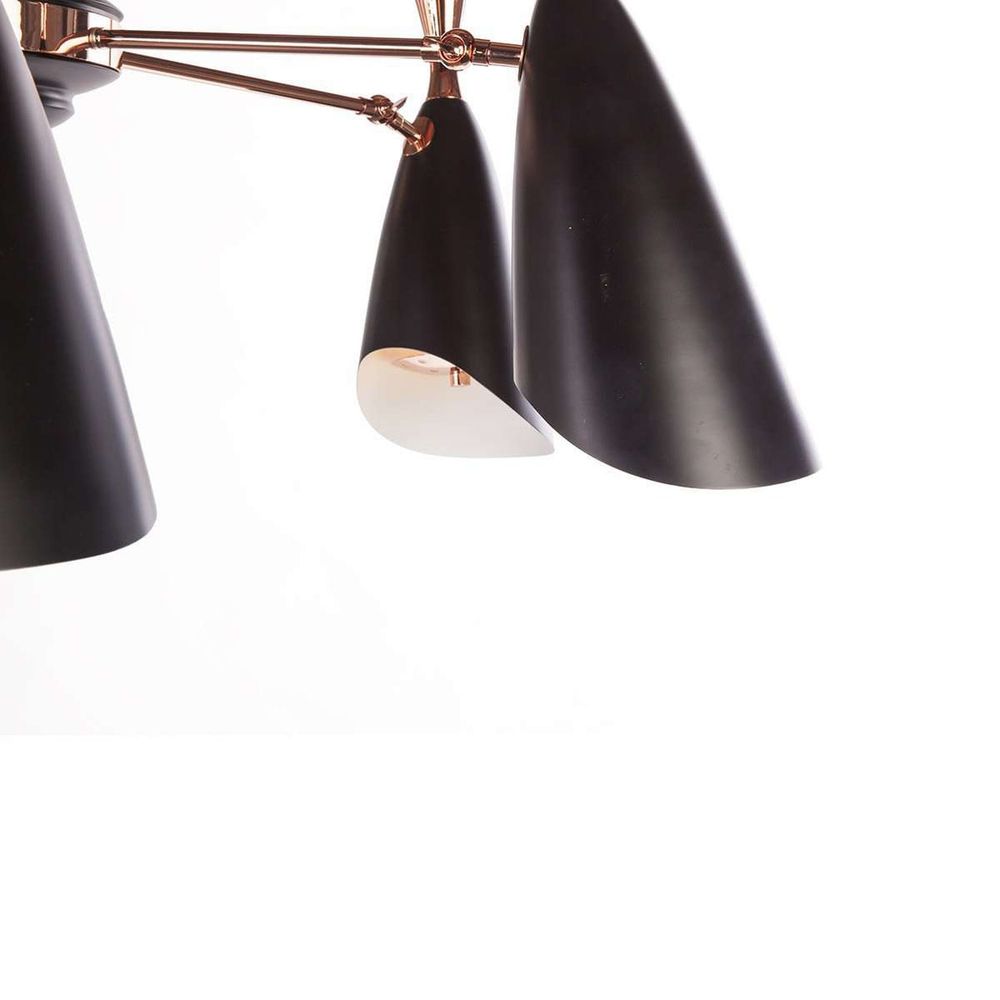 Duke Chandelier - Rose Gold-France & Son-LM40506PGOLD-Chandeliers-2-France and Son