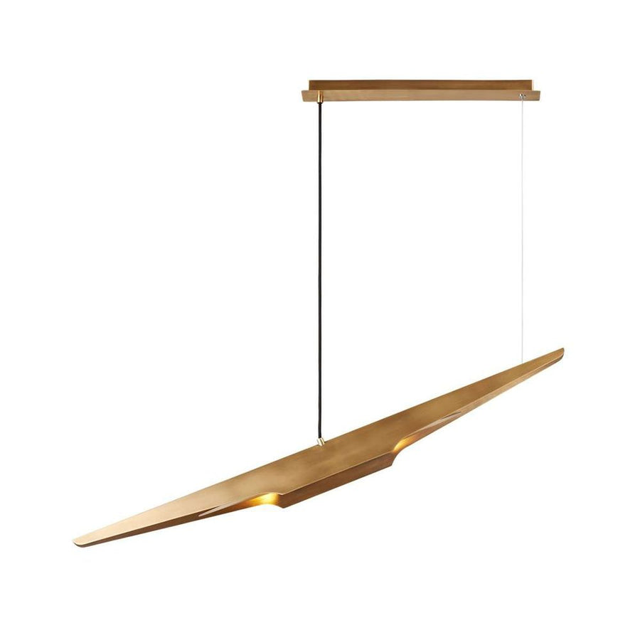 Modern Coltrane Suspension Lamp - Brass-France & Son-LM446PBRS-Pendants-1-France and Son