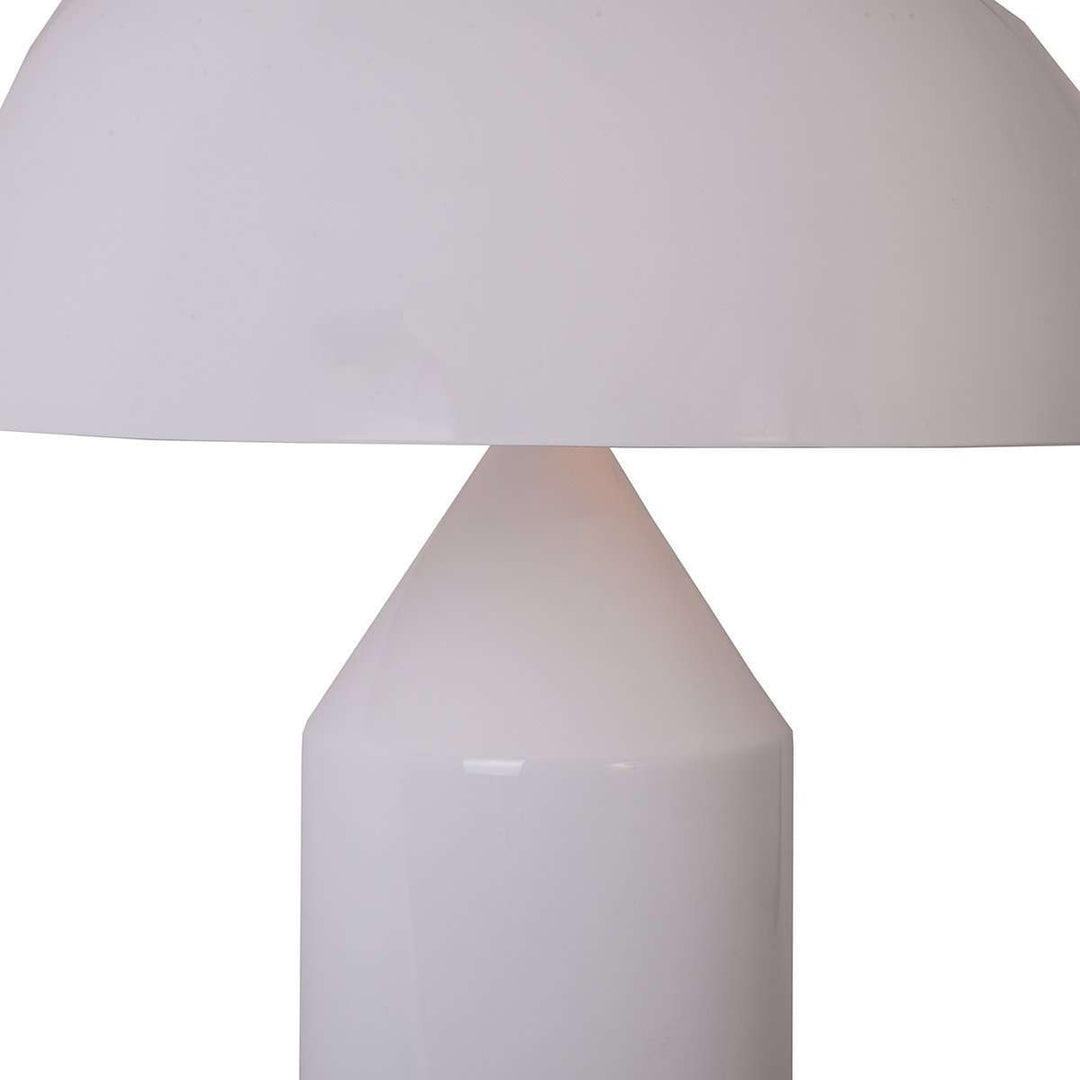 Mid Century Mushroom Table Lamp - Porto-France & Son-LM5202TWHT-Table Lamps-2-France and Son