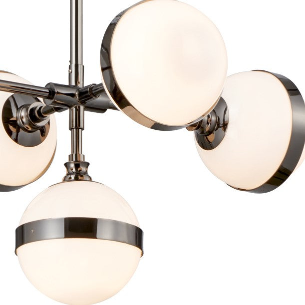 Peggy Guggen Chandelier - Petit-France & Son-LM5614PBLK-Chandeliers-3-France and Son