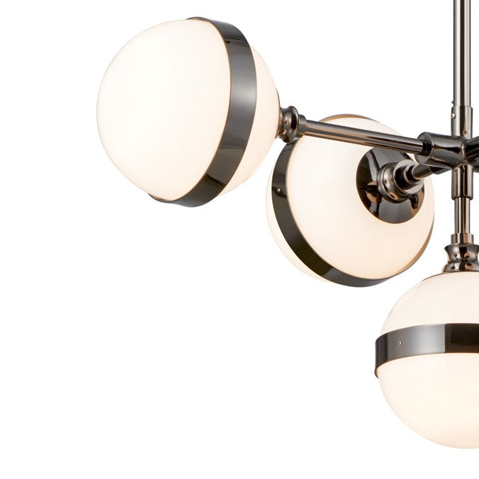 Peggy Guggen Chandelier - Petit-France & Son-LM5614PBLK-Chandeliers-2-France and Son