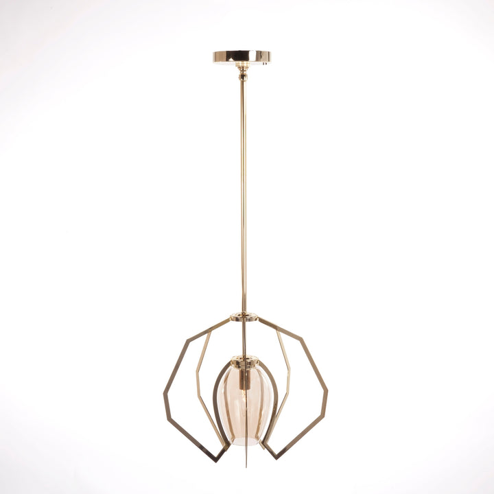 Modern Vieo Ceiling Lamp-France & Son-LM9201PGOLD-Pendants-1-France and Son