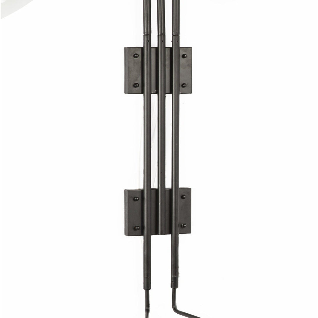 Five Arm Mouille MSC-R5 Rotating Sconce - Short-France & Son-LN0205BLK-Wall Lighting-4-France and Son