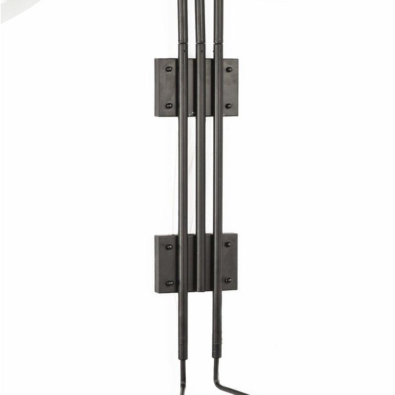 Five Arm Mouille MSC-R5 Rotating Sconce - Short-France & Son-LN0205BLK-Wall Lighting-4-France and Son