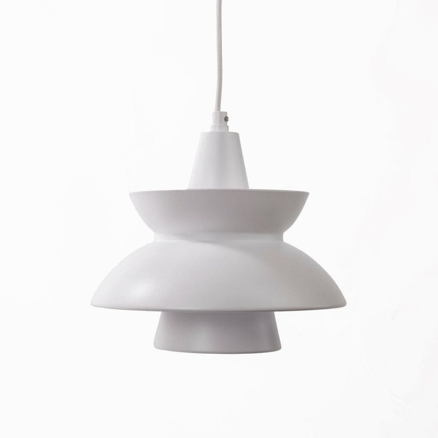 Mid Century Henningson Lamp - White-France & Son-LN6221WHT-Pendants-1-France and Son