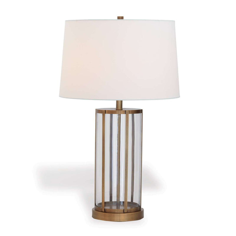 Edgewater Nickel Lamp -Brass-Port 68-PORT-LPAS-305-01-Table Lamps-1-France and Son