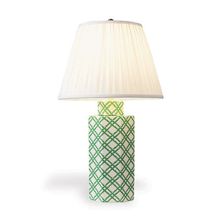 Bamboo Trellis Hex Lamp-Port 68-PORT-LPAS-370-01-Table Lamps-1-France and Son