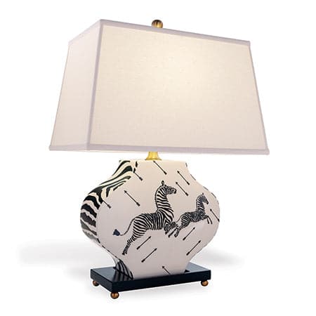 Zebra Lamp-Port 68-PORT-LPAS-393-01-Table LampsBlack/White-1-France and Son