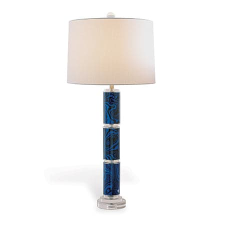 Malachite Lamp-Port 68-PORT-LPAS-398-01-Table LampsBlue-1-France and Son