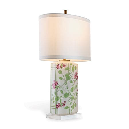 Geranium Trellis Lamp-Port 68-PORT-LPAS-412-01-Table Lamps-1-France and Son