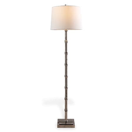 Lauderdale Brass Floor Lamp-Port 68-PORT-LPBS-127-04-Floor LampsNickel-2-France and Son