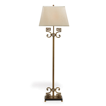 Whitney Brass Floor Lamp-Port 68-PORT-LPBS-239-02-Floor Lamps-1-France and Son