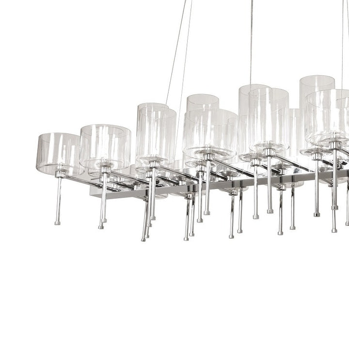 Spillray Linear Chandelier-France & Son-LS1127S26-Chandeliers-3-France and Son