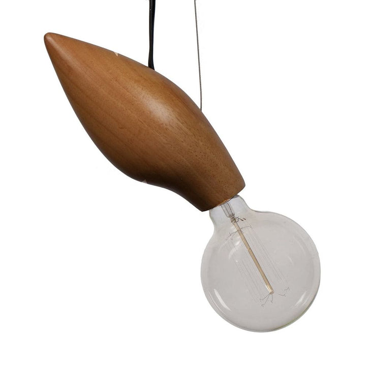 Wooden Loft Pendant Lamp-France & Son-LS1160S-Pendants-2-France and Son