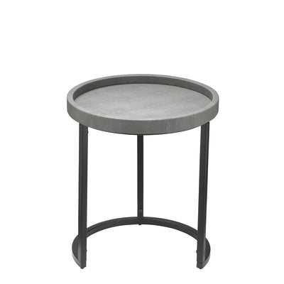 Maddox Side Tables-Jamie Young-JAMIEYO-LS20MADDSTIV-Side TablesIvory Faux Shagreen-9-France and Son