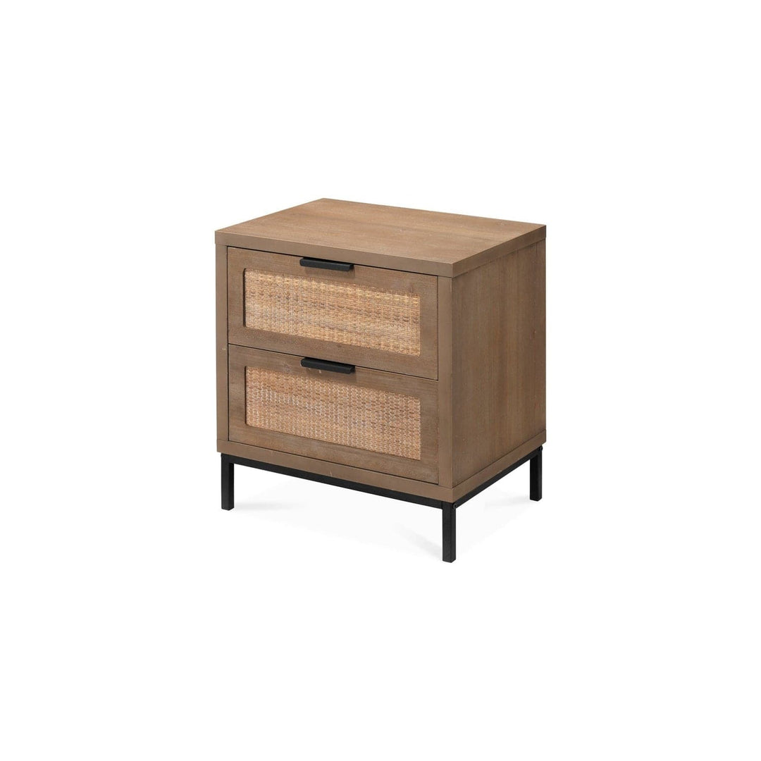 Reed 2 Drawer Side Table-Jamie Young-JAMIEYO-LS20REED2STW-Side Tables-1-France and Son