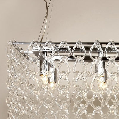 Linear Giogali Chandelier-France & Son-LS763S5-Chandeliers-2-France and Son