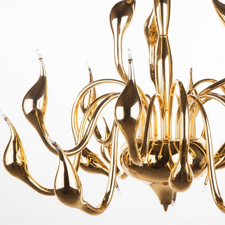 Peadar Chandelier - Gold-France & Son-LS803218G-Chandeliers-2-France and Son