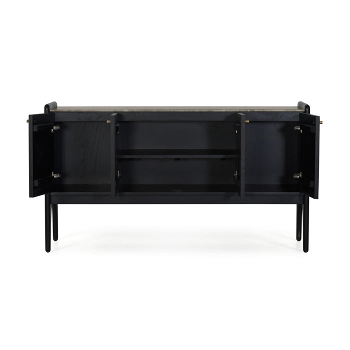 Luna Sideboard-Union Home Furniture-UNION-LVR00656-Sideboards & CredenzasWashed Oak-6-France and Son