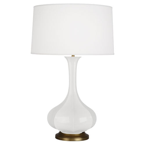 Pike Table Lamp - Aged Brass Base-Robert Abbey Fine Lighting-ABBEY-LY994-Table LampsLily-11-France and Son