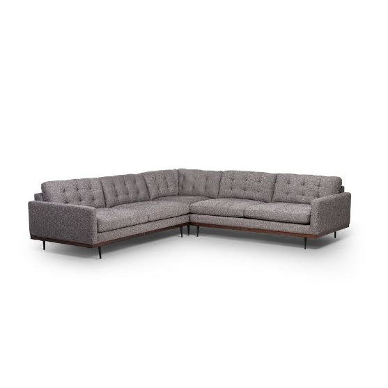 Lexi Sectional-Four Hands-FH-223207-009-Sectionals3 PC-Capri Ebony-3-France and Son
