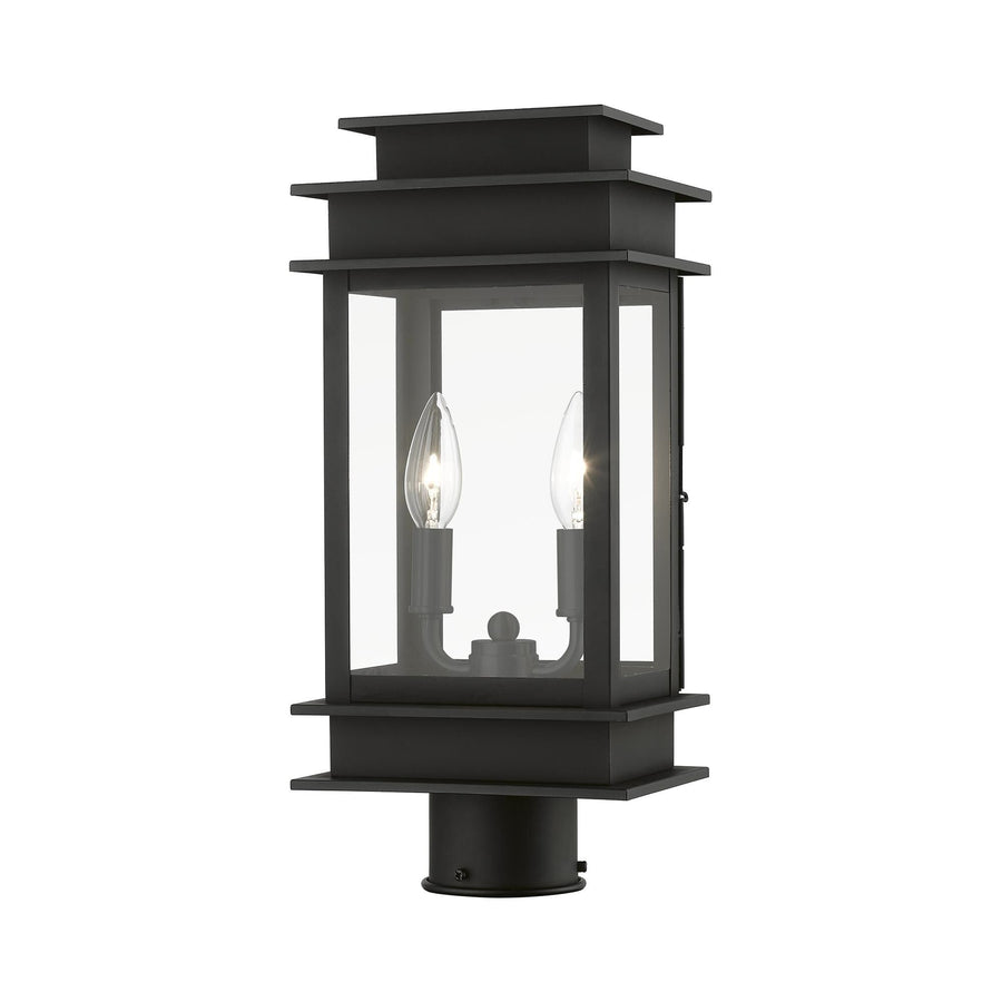 Princeton 16 Inch Tall 2 Light Outdoor Post Lamp-Livex Lighting-LIVEX-2015-04-Outdoor Post Lanterns-1-France and Son