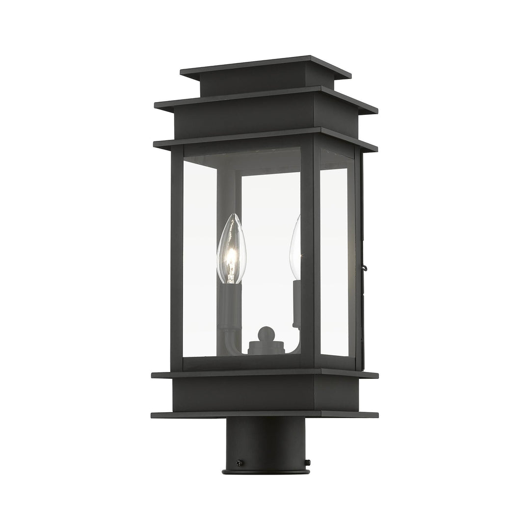 Princeton 16 Inch Tall 2 Light Outdoor Post Lamp-Livex Lighting-LIVEX-2015-04-Outdoor Post Lanterns-2-France and Son