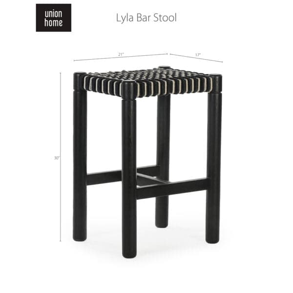Lyla Bar Stool-Union Home Furniture-UNION-DIN00255-Bar StoolsBar stool-3-France and Son