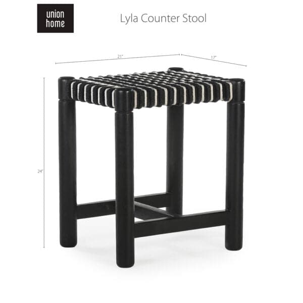Lyla Bar Stool-Union Home Furniture-UNION-DIN00255-Bar StoolsBar stool-4-France and Son