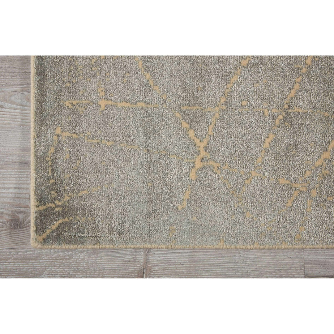 Calvin Klein Home Maya Etched Light Mercury Area Rug-Nourison-NOURI-099446190611-Rugs2'3" x 8'-4-France and Son