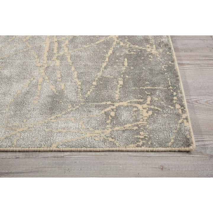 Calvin Klein Home Maya Etched Light Mercury Area Rug-Nourison-NOURI-099446190611-Rugs2'3" x 8'-3-France and Son
