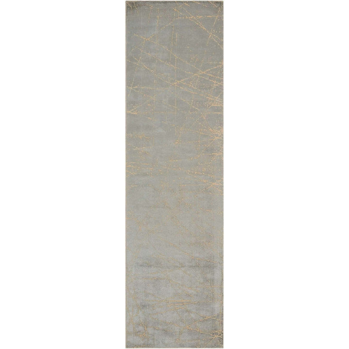 Calvin Klein Home Maya Etched Light Mercury Area Rug-Nourison-NOURI-099446190611-Rugs2'3" x 8'-2-France and Son