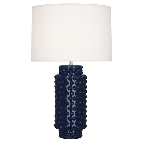 Dolly Table Lamp - Large-Robert Abbey Fine Lighting-ABBEY-MB800-Table LampsMidnight Blue-12-France and Son