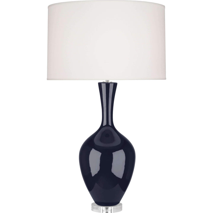 Audrey Table Lamp-Robert Abbey Fine Lighting-ABBEY-MB980-Table LampsMidnight-17-France and Son
