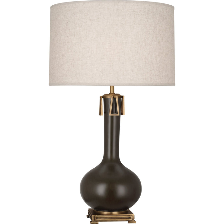 Athena Table Lamp-Robert Abbey Fine Lighting-ABBEY-MCF92-Table LampsMatte Coffee-26-France and Son