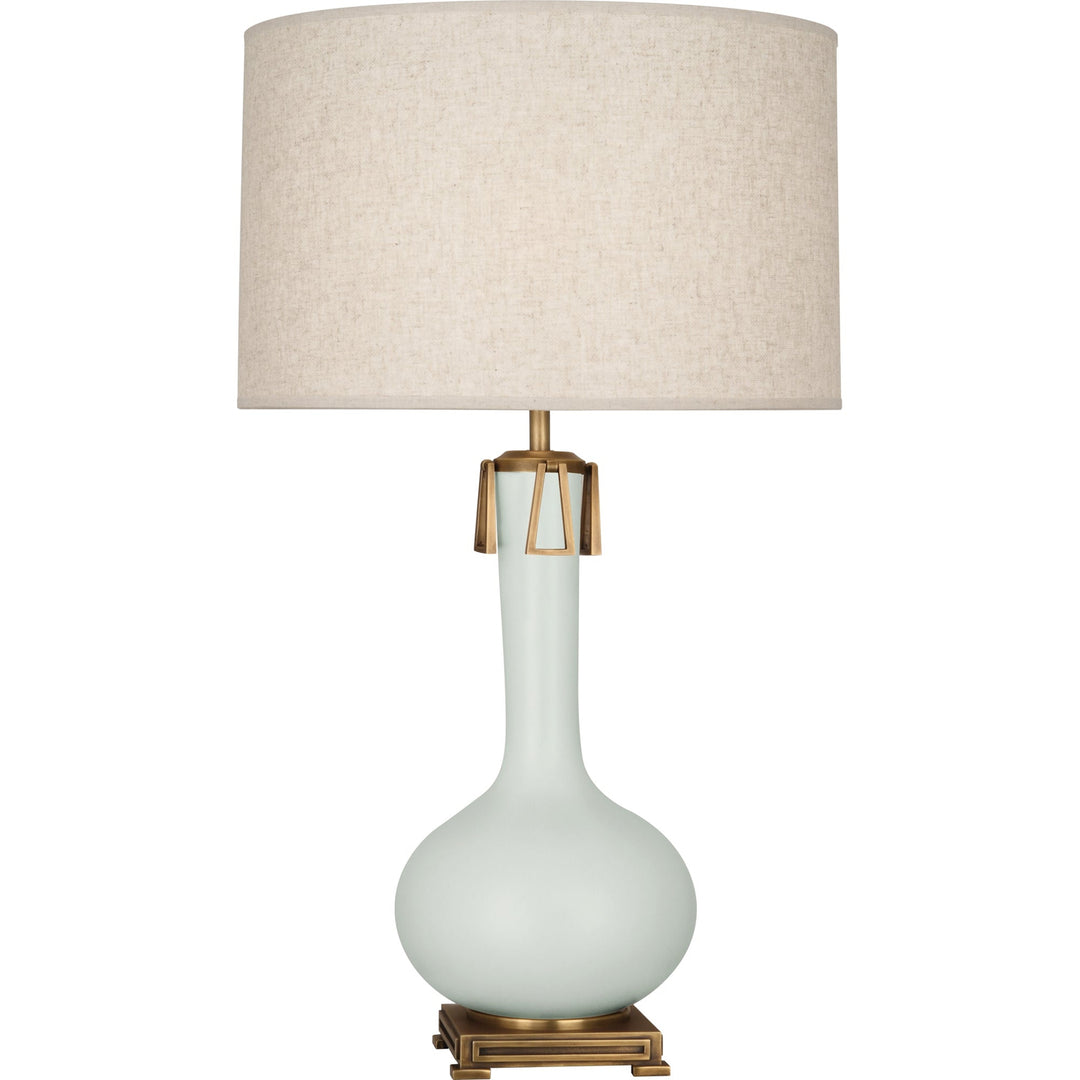 Athena Table Lamp-Robert Abbey Fine Lighting-ABBEY-MCL92-Table LampsMatte Celadon-27-France and Son